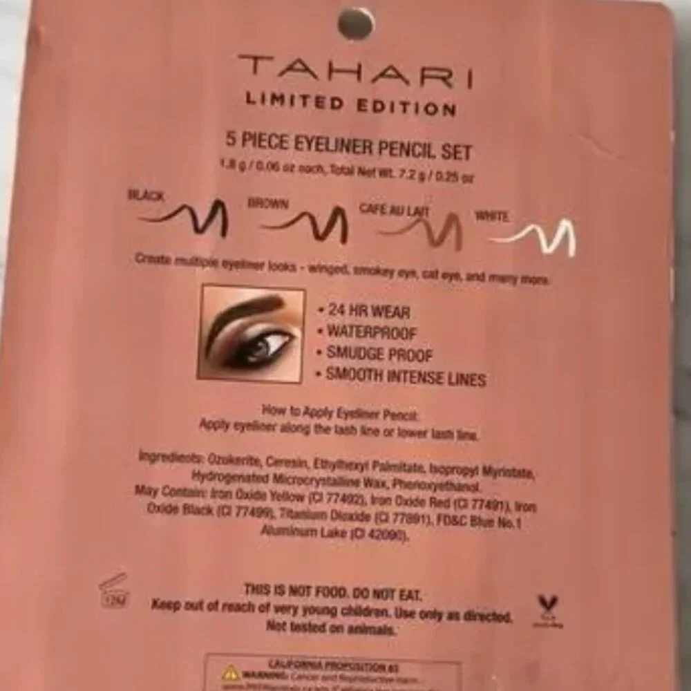 **NEW** Tahari 5‎ Piece Eyeliner Pencil Set (Loose) - Picture 2 of 3